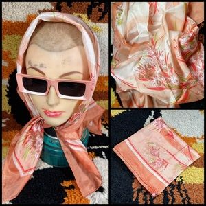 Gorgeous, MEDAL, silk scarf!!